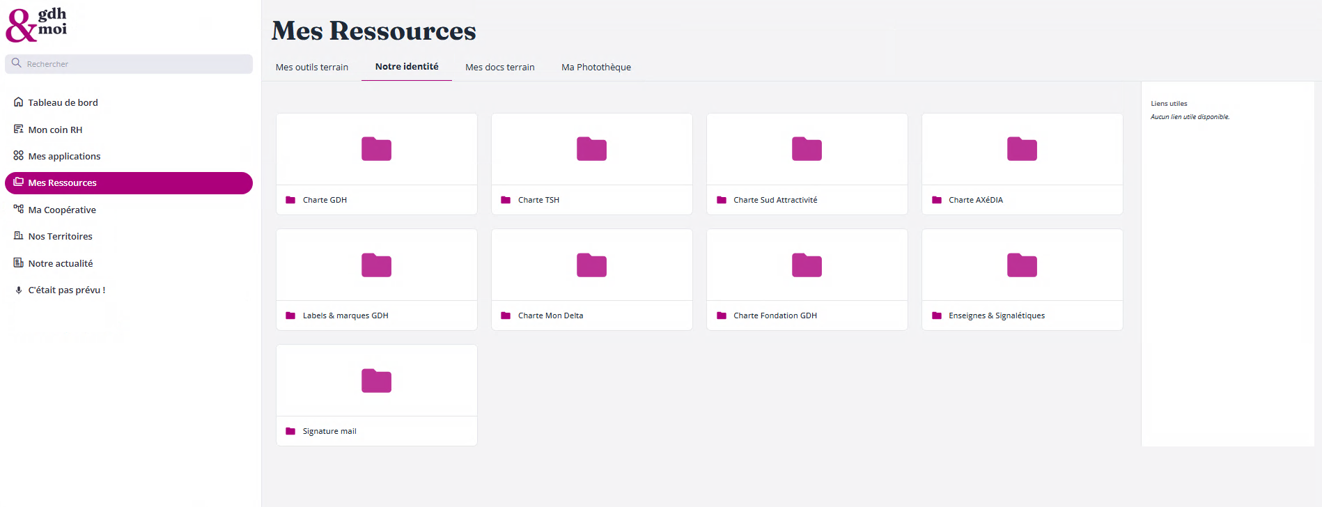 Espace ressources collaborateurs