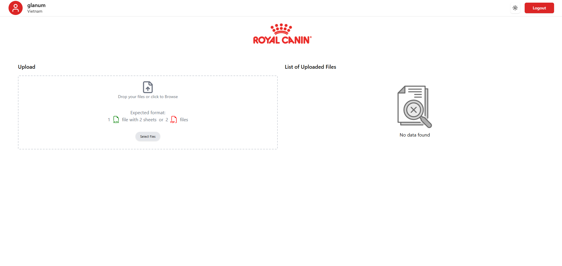 inDsight — portail d’import de fichiers